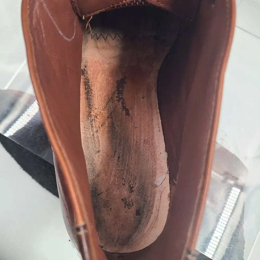 Sz 13 M JOHNSTON & MURPHY Men’s Dress Casual Chukka Boots Brown Leather 25-2022